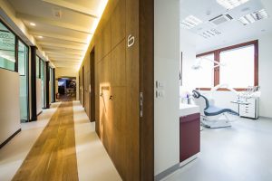 corridoio riuniti studio dentistico interior design district en rose